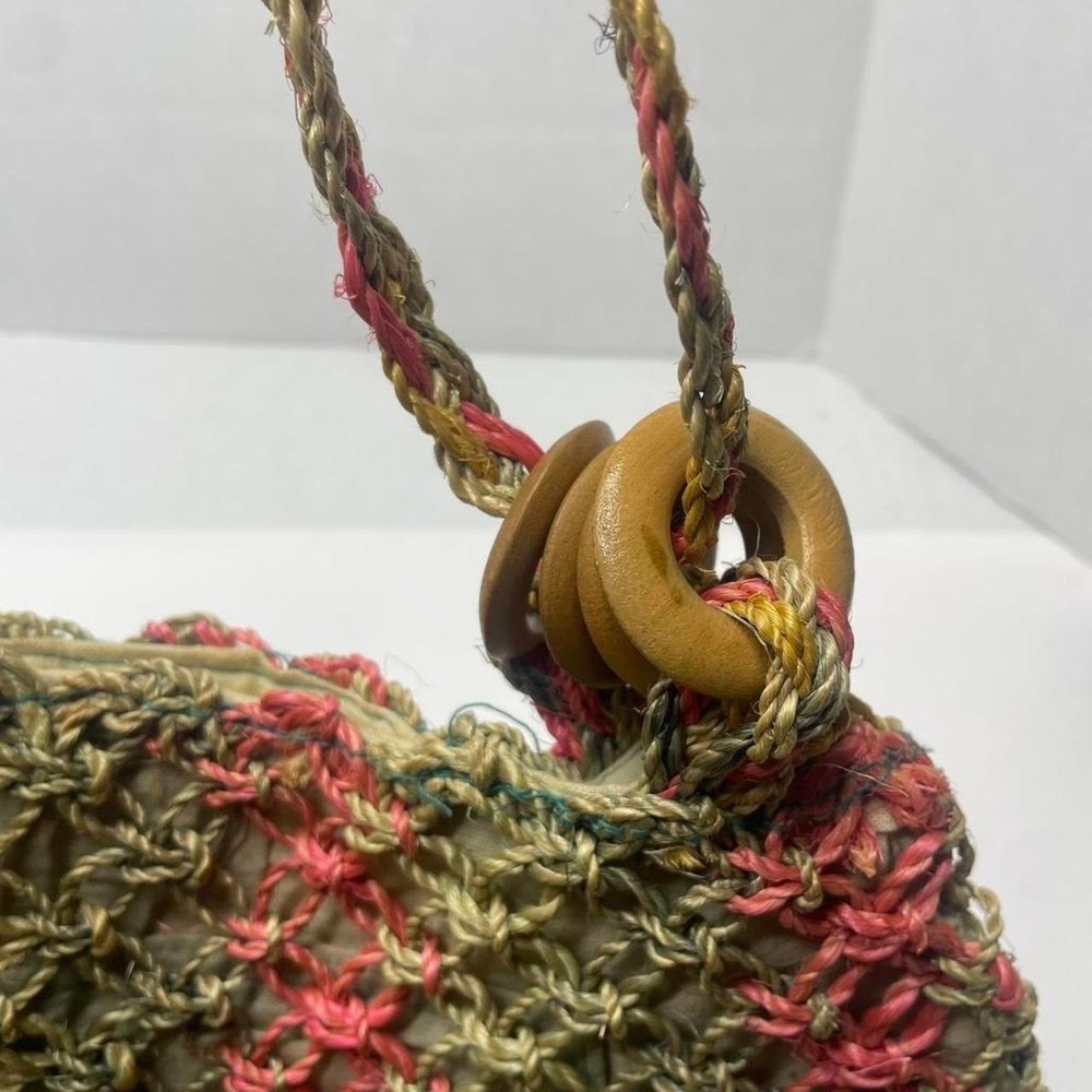 Vintage La Regale Crochet Knit shoulder Bag - Picture 3 of 6